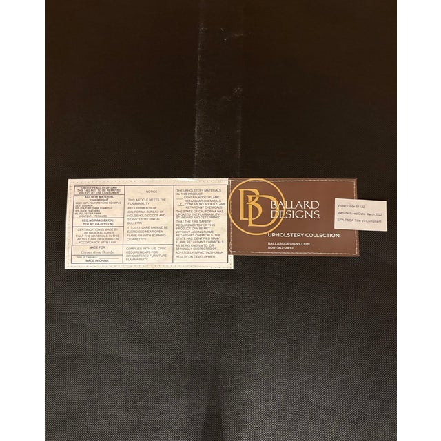 2020s Pair of Curved Ballard Designs Louis XV Armchairs For Sale - Image 5 of 5