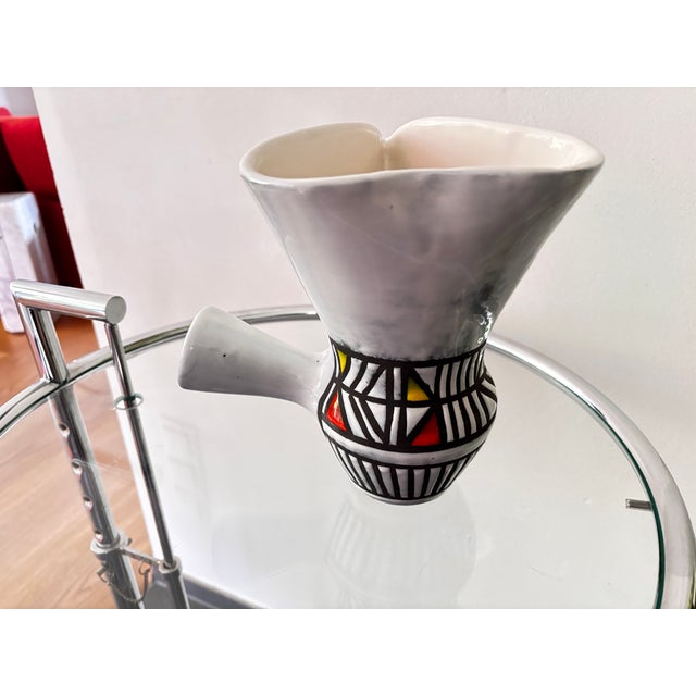 Vintage Ceramic Chocolate Pot from Roger Capron, 1960 For Sale - Image 4 of 10