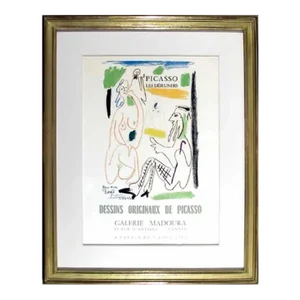 1980s "Les Dejeuners Dessins Originaux de Picasso" Print After Pablo Picasso