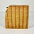 1990s Vintage Arts & Crafts Adirondack Rustic Faux Wicker Fishing Basket Tissue Box Cover For Sale - Image 9 of 11