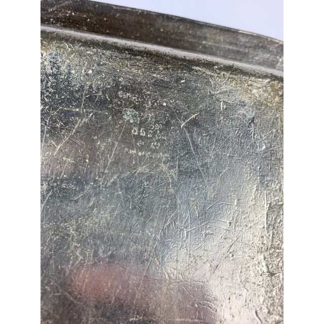 Metal Vintage Waldorf Astoria Small Silverplate Tray For Sale - Image 7 of 7