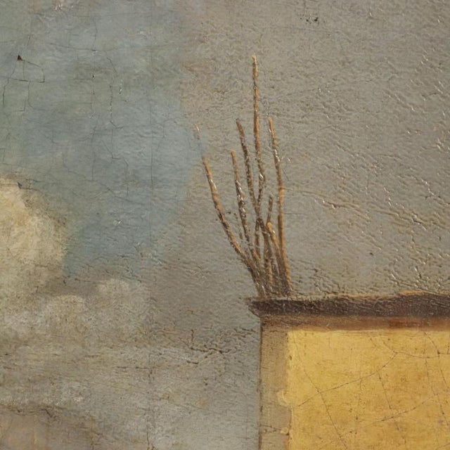Giuseppe Canella, Figurative Composition, Oil on Canvas For Sale - Image 10 of 16