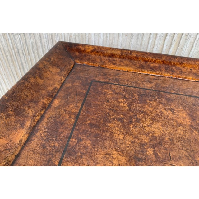 Mid 20th Century Eglomisé Side Tables in the Hollywood Regency Style For Sale - Image 14 of 18