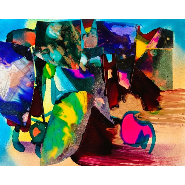 Silvester’s Retreat, Ink Brush Painting by Erik Sulander 11x14 For Sale