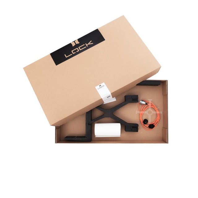 Lese Floor Lamp in Charcoal Black by Konstantin Achkov for Lock For Sale - Image 11 of 12