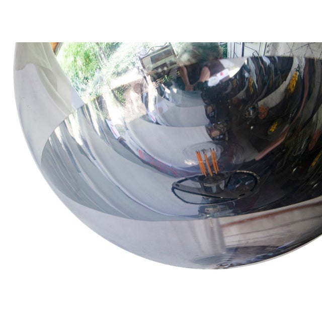 Vintage Tom Dixon; Mirror Ball Chrome Pendant Light For Sale In Los Angeles - Image 6 of 6