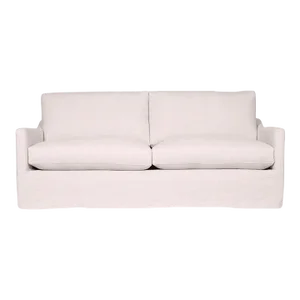 Moss Home Megan Loveseat 64"W, Luca Parchment