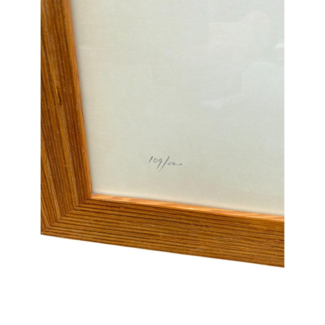 Paper Large Signed Warren Woodward (1920–1993) “Starburst” Serigraph, Mid-Century Modern For Sale - Image 7 of 8