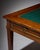French Louis XVI Provincial Oak "Bureau Plat" With Green Leather Top For Sale - Image 9 of 9