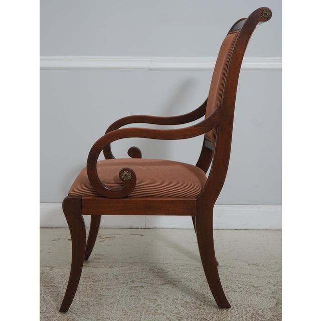 Traditional Set of 8 Henredon Mahogany Regency Dining Chairs For Sale - Image 3 of 18