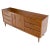 Long Walnut 9 Drawers Two Doors Mid-Century Modern Dresser Credenza Burl Accents For Sale - Image 13 of 13