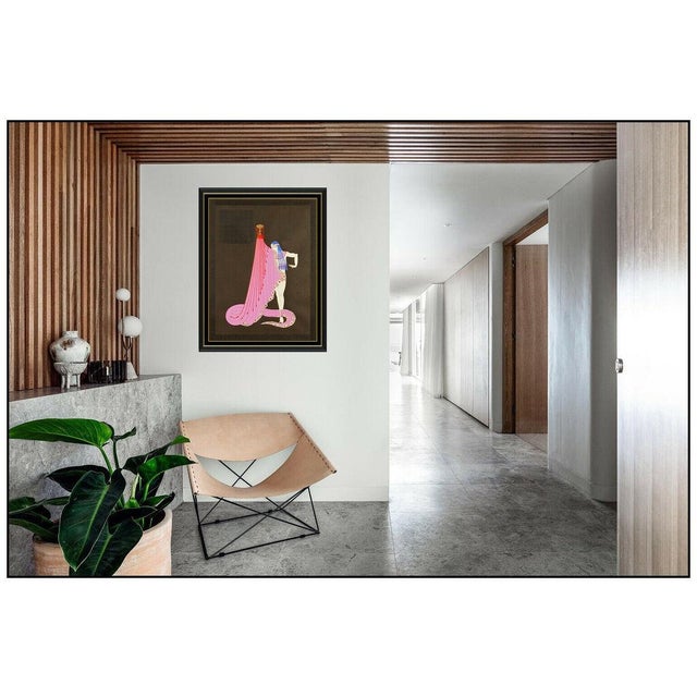 Message us to inquire about custom framing options! (Included for free with every purchase) Romain de Tirtoff, aka Erte,...