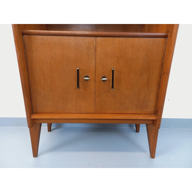 Vintage Scandinavian Style Oak Bookcase by René Gabriel, 1950s For Sale - Image 15 of 17