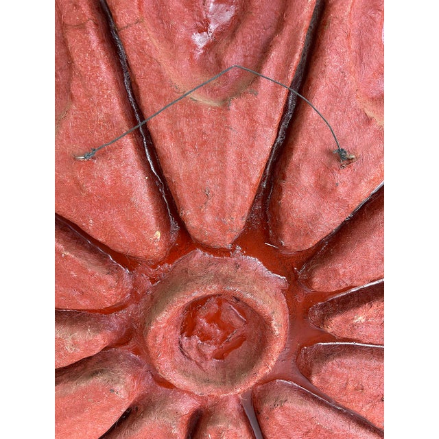 20th C. Mid-Century Modern Brutalist Fiberglass Zodiac Wall Sculpture, J. Segura For Sale - Image 10 of 10