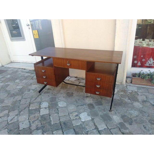 Swedish Teak Desk, 1950s For Sale - Image 11 of 18