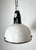 1960s Soviet Industrial White Enamel Pendant Lamp, 1960s For Sale - Image 5 of 17