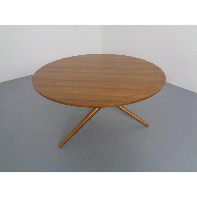 1950s Adjustable Table by Jürg Bally for Wohnhilfe, Switzerland, 1950s For Sale - Image 5 of 18