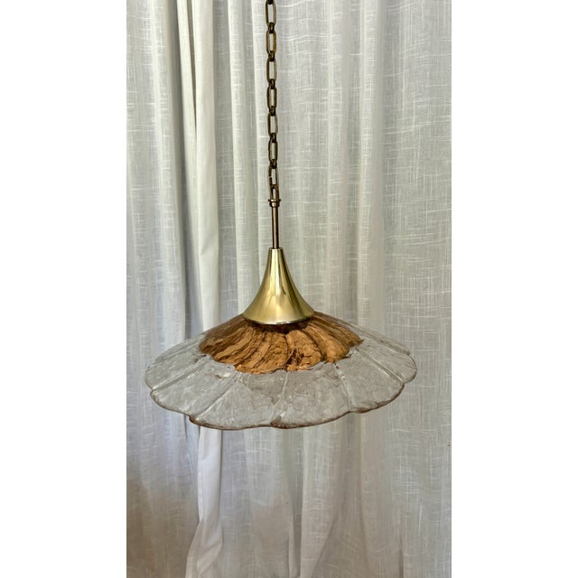 Ceiling Lamp with Double Shade by Lars Hellsten for Orrefors, Sweden, 1970s For Sale - Image 15 of 15