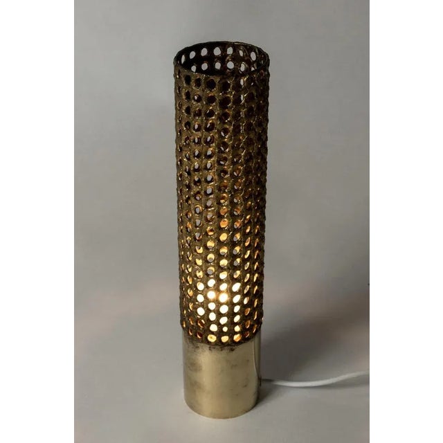 Vintage Brass Table Lamp by Pierre Forssell For Sale - Image 5 of 9
