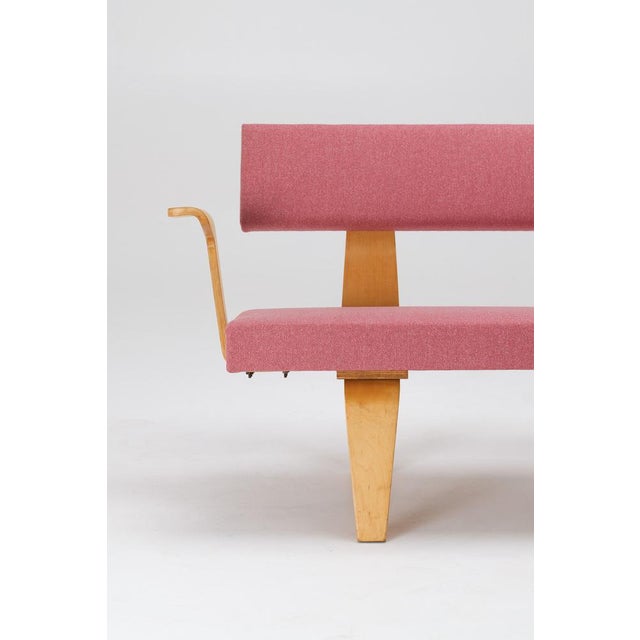 Wood Two-Seater Sofa by Cor Alons for C. De Boer, 1950s For Sale - Image 7 of 18