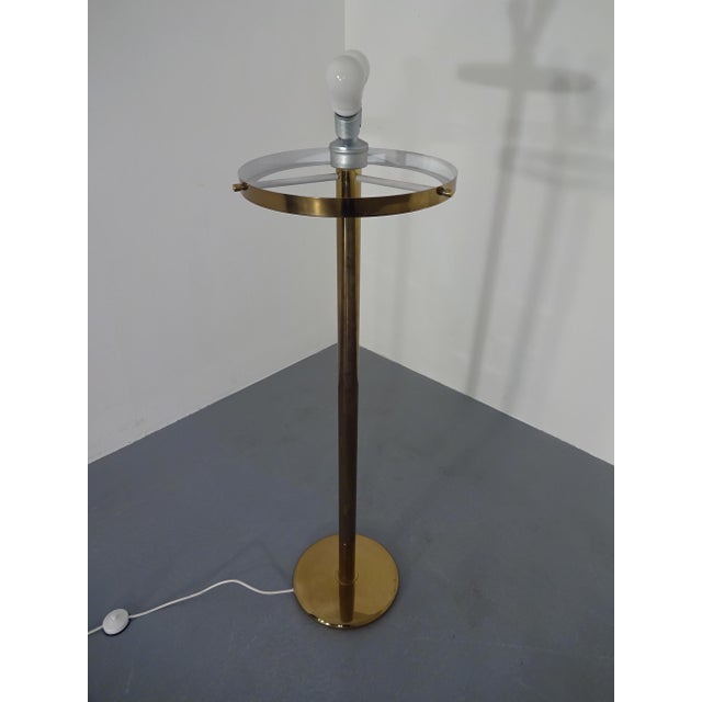 Mushroom Floor Lamp in Brass and Glass from Cosack, Germany, 1960s For Sale - Image 10 of 17