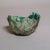Contemporary Late 20th Century Contemporary Handbuilt Raku-Fired Ceramic Bowl With Turquoise & Verdigris Glaze For Sale - Image 3 of 10