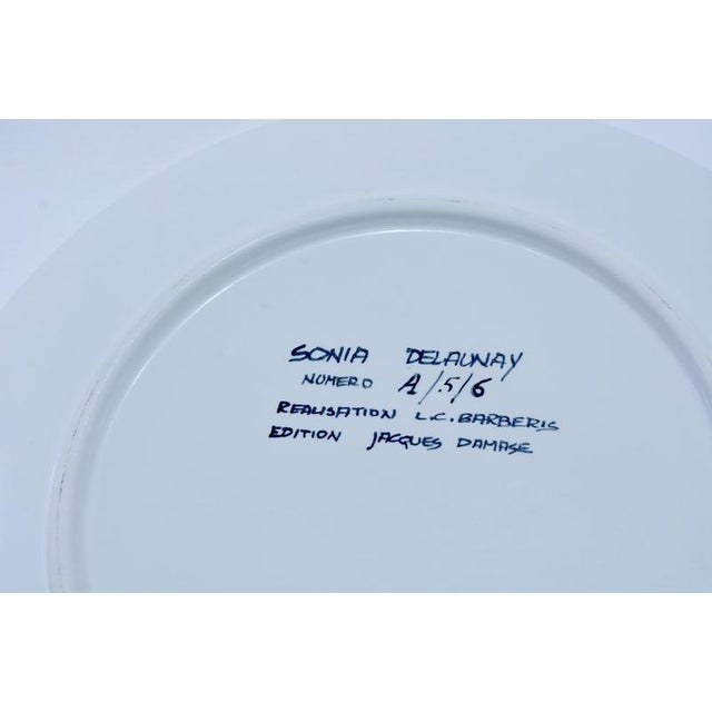Ceramic Dish by Sonia Delaunay, 1968 For Sale - Image 4 of 5