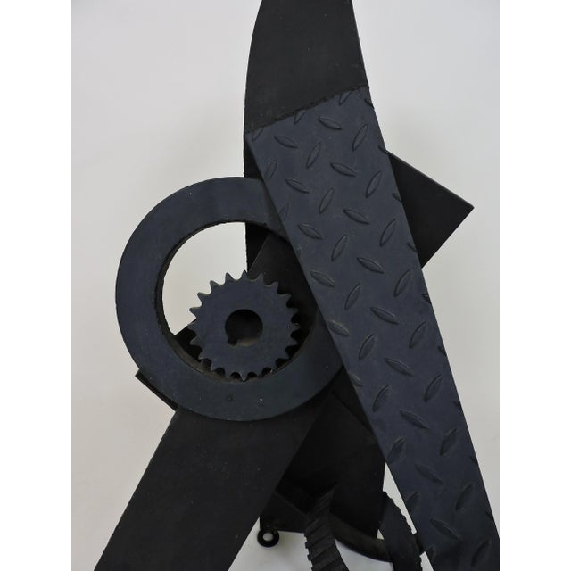 Abstract Welded Steel Sculpture "Assemblage" by David Tothero For Sale In Philadelphia - Image 6 of 11