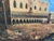 1960s Large Framed Venice Gondola Original Oil Painting on Canvas For Sale - Image 9 of 13