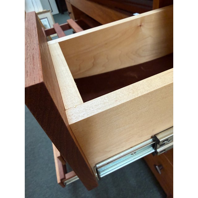 Arts & Crafts Style Wine Storage Cabinet For Sale - Image 10 of 12