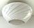 Gold Mid-Century Modern Italian Magic Eye Murano Glass Flush Mount by Venini, 1970s For Sale - Image 8 of 18