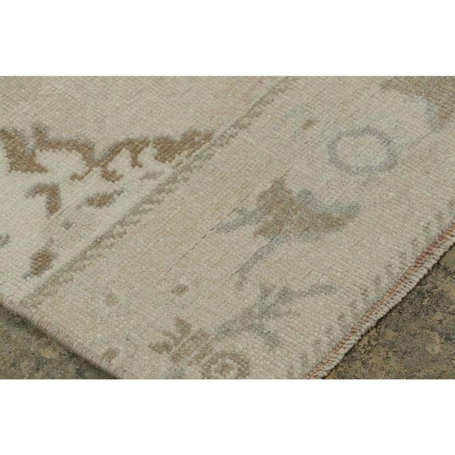 Vintage Turkish Extra-Long Runner With Ornate Medallion Set in Beige - Rug & Kilim For Sale - Image 9 of 9