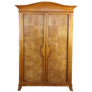 Century Furniture Honey Brown Armoire For Sale