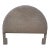 English Traditional Custom Upholstered Queen Headboard, Tan For Sale
