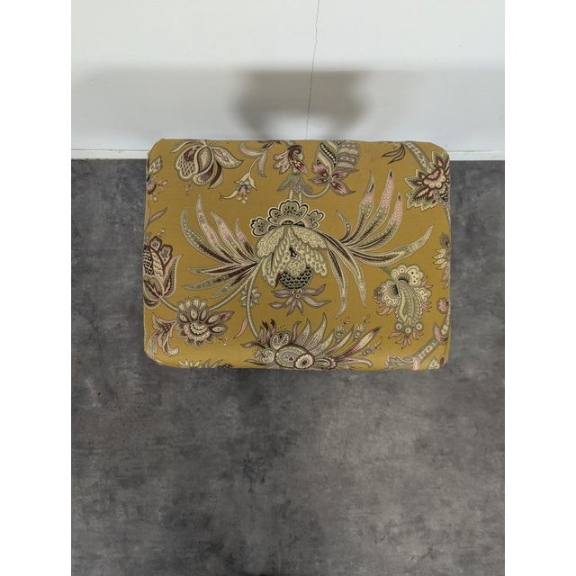 Venetian Upholstered Giltwood Stool For Sale - Image 3 of 6