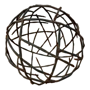Hand Welded Spherical Metal Sculpture