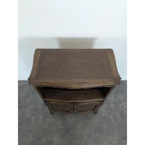 Rustic Rustic Oak Bibus Cupboard For Sale - Image 3 of 5