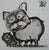 Laszlo Tibay, Chien et son ami le chat, Ink & Wash Drawing For Sale - Image 6 of 6