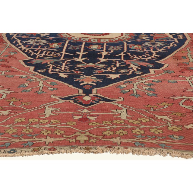 Late 19th Century Persian Serapi Rug, 08'07 X 10'00 For Sale - Image 4 of 10