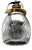 Art Deco Crystal Pendant Lamp, Poland, 1950s For Sale
