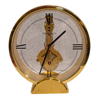 Late 20th Century Tiffany & Co. Desk Clock For Sale