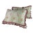 Vintage Brunschwig & Fils Tasseled Silk Brocade Pillows/Pair For Sale
