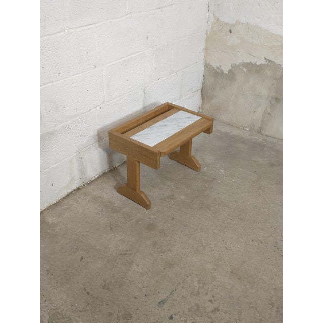 1970s Side Table attributed to Guillerme et Chambron, 1970s For Sale - Image 5 of 16