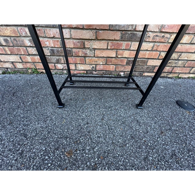 Brown 19th Century English Box on Custom Stand For Sale - Image 8 of 10