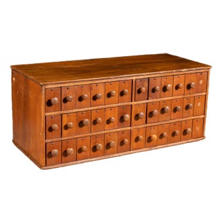 Early 20th Century "Practical Glove Holder" Oak Cabinet by A. N. Russell For Sale