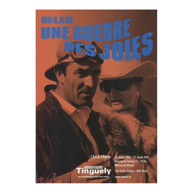 2006 Tinguely & Saint Phalle 'Un Guerre des Joies' Pop Art Red,Black,Blue Switzerland Offset Lithograph For Sale