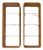 1960's French Rattan and Glass Shelf in the Manner of Louis Sognot For Sale