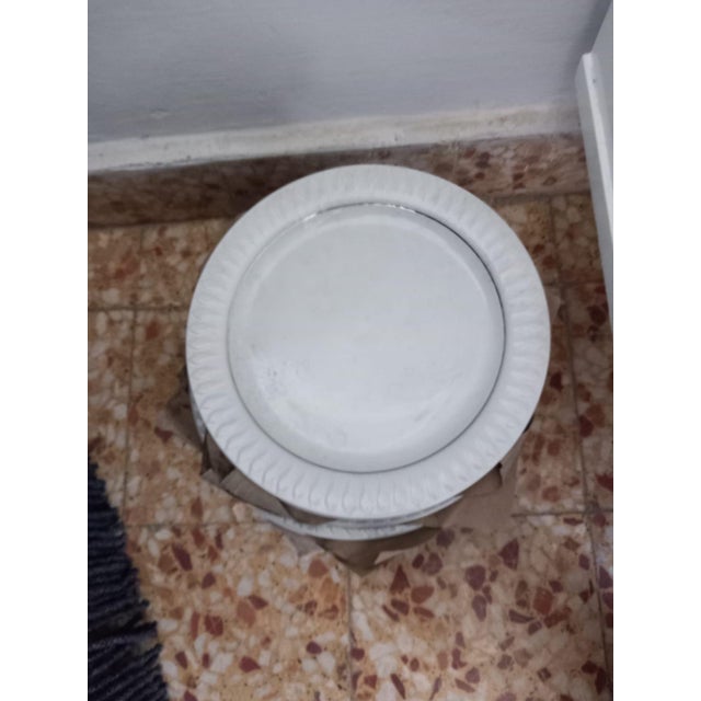 Mid-Century Modern 1980s Rosenthal 18 European Dinner Plates- Lanzette Platinum For Sale - Image 3 of 8
