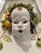 Ceramic Vintage Italian Majolica Ceramic Three-Piece Cherub Wall Fountain & Pedestal Sink Set For Sale - Image 7 of 9