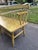 Vintage Early American Primitive Style Yellow Painted Deacon's Bench For Sale In Washington DC - Image 6 of 18